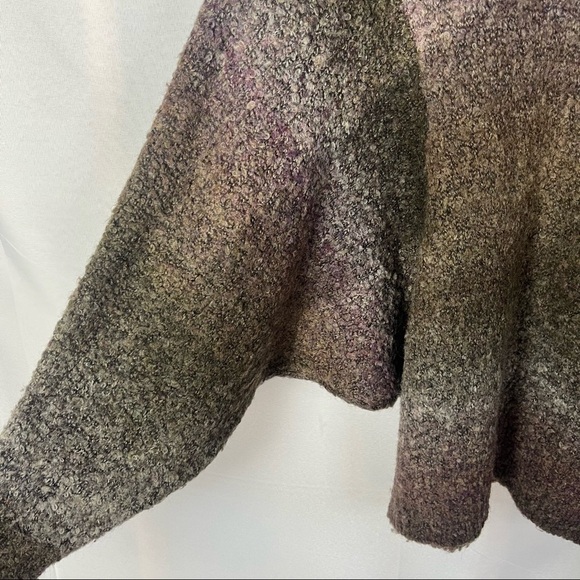 Boutique Kerisma Brown Knit Batwing Crewneck Pullover Sweater M - Picture 5 of 5